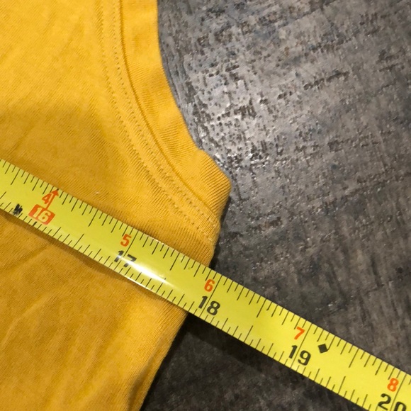 HOW VERY LOVED YELLOW OPEN BACK TANK SIZE L - Picture 4 of 8